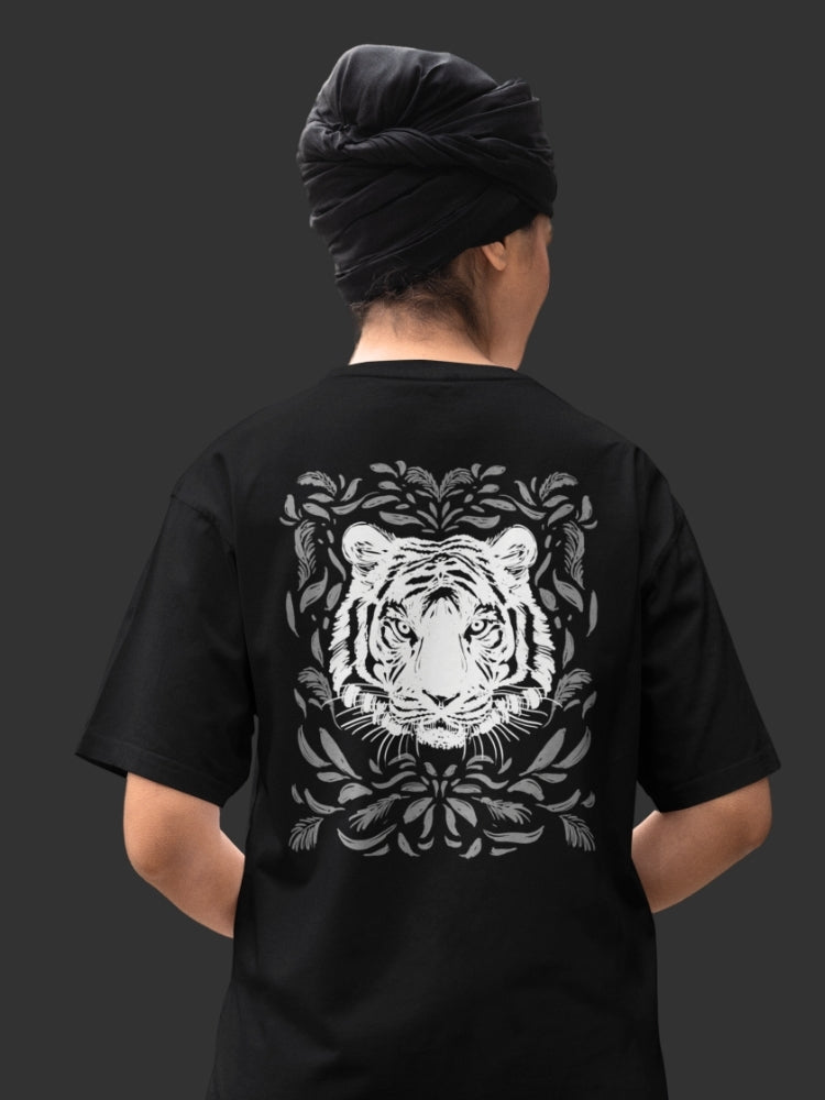 WHITE TIGER (Unisex Oversized Heavyweight Tee)