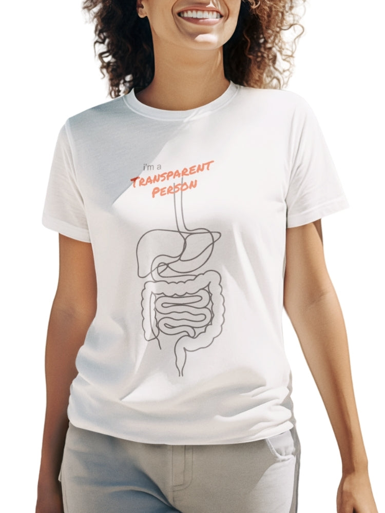 TRANSPARENT PERSON (Unisex Comfort Fit Tee)