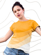 PATRIOT: ORANGE WAVES (Unisex All Over Print T-Shirt)