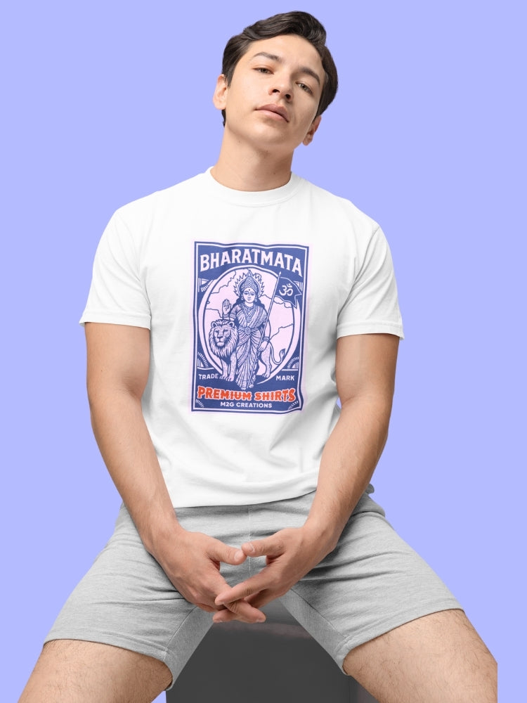 PATRIOT: BHARATMATA BLU (Unisex Comfort Fit Tee)