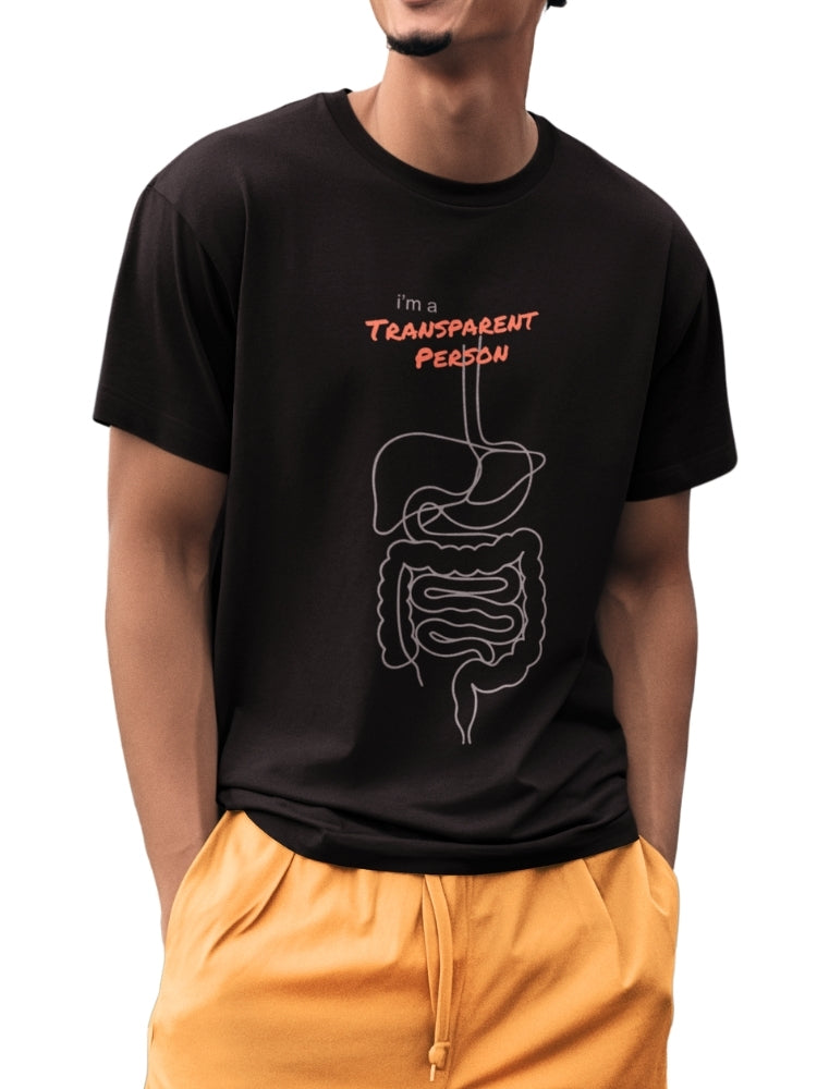 TRANSPARENT PERSON (Unisex Comfort Fit Tee)
