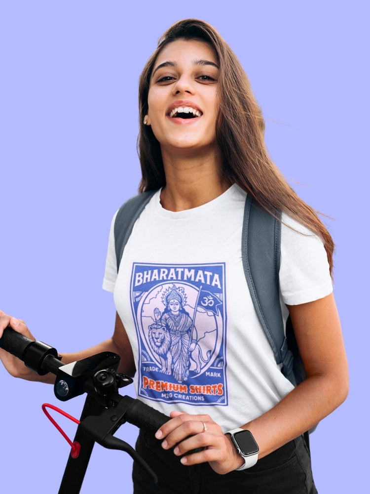 PATRIOT: BHARATMATA BLU (Unisex Comfort Fit Tee)
