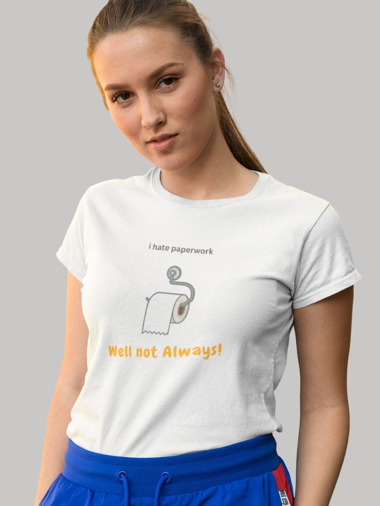 HATE PAPERWORK (Unisex Comfort Fit Tee)