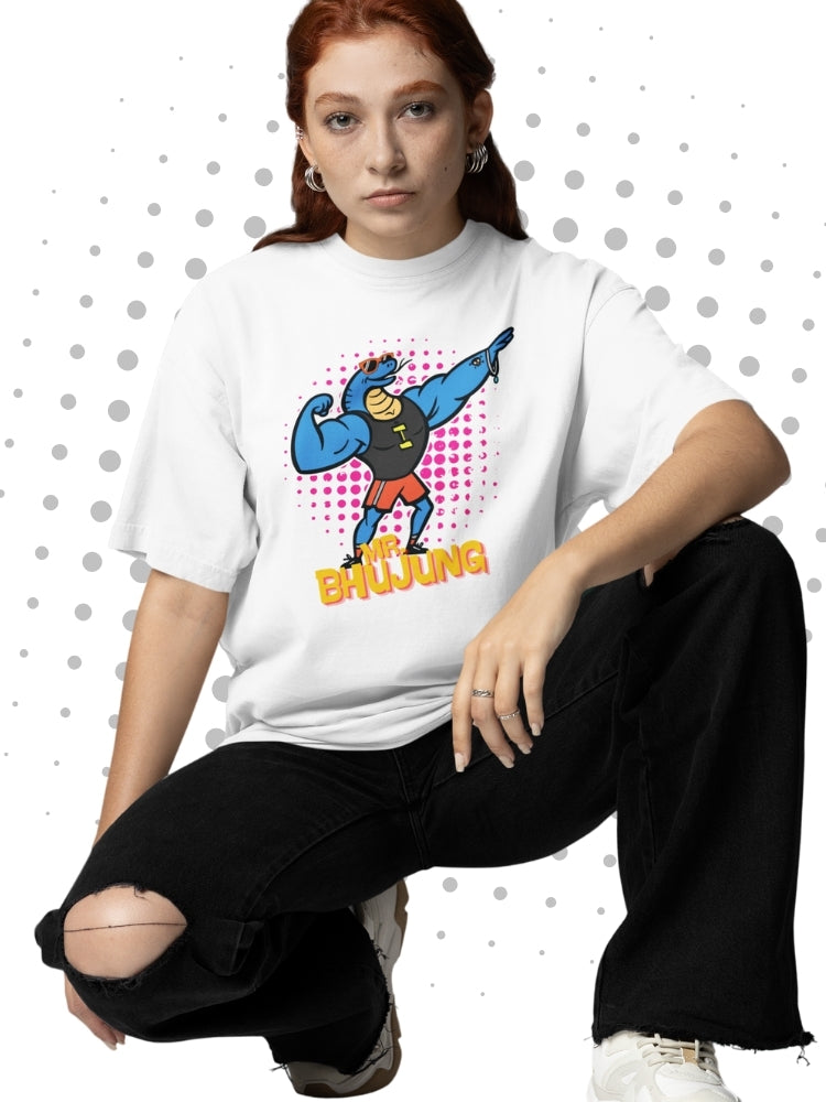 MR BHUJUNG (Unisex Oversized Terry T-Shirt)