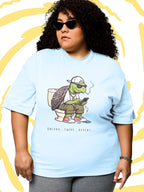 UNLOAD SWIPER (Unisex Oversized Terry T-Shirt)