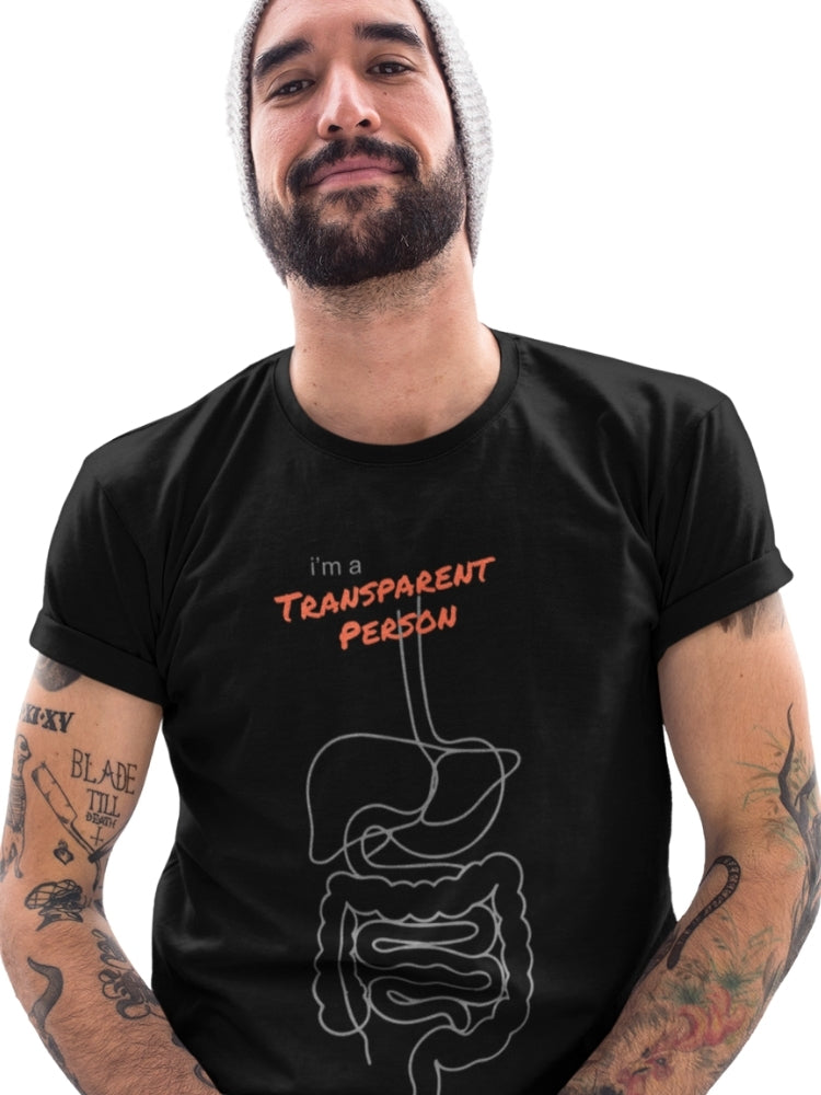 TRANSPARENT PERSON (Unisex Comfort Fit Tee)