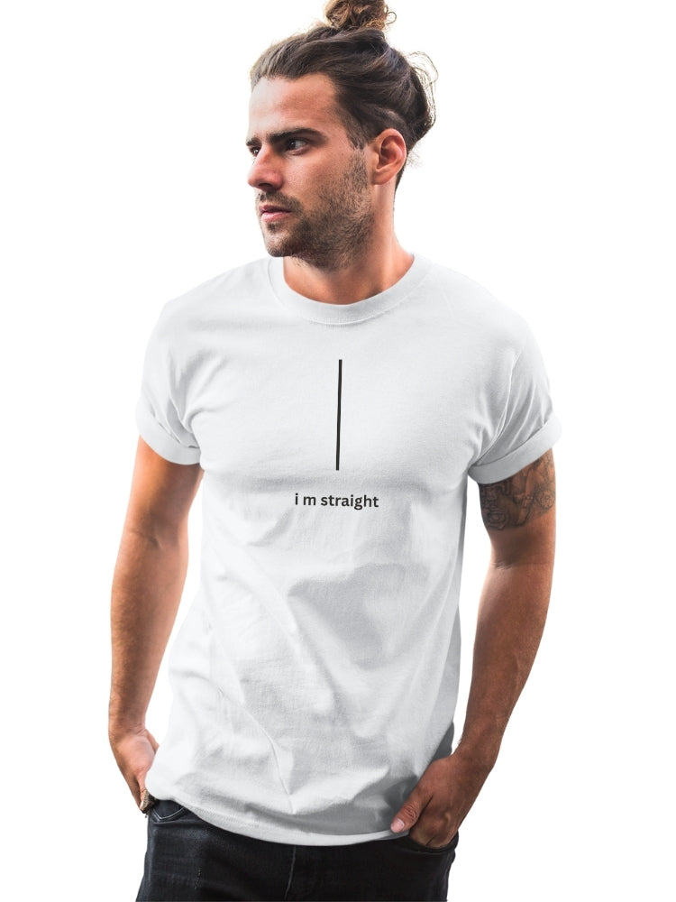 I M STRAIGHT (Unisex Comfort Fit Tee)