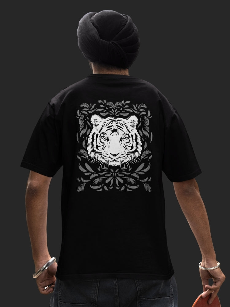 WHITE TIGER (Unisex Oversized Heavyweight Tee)