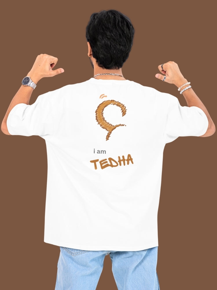 I AM TEDHA ( Unisex Oversized Terry T-Shirt)
