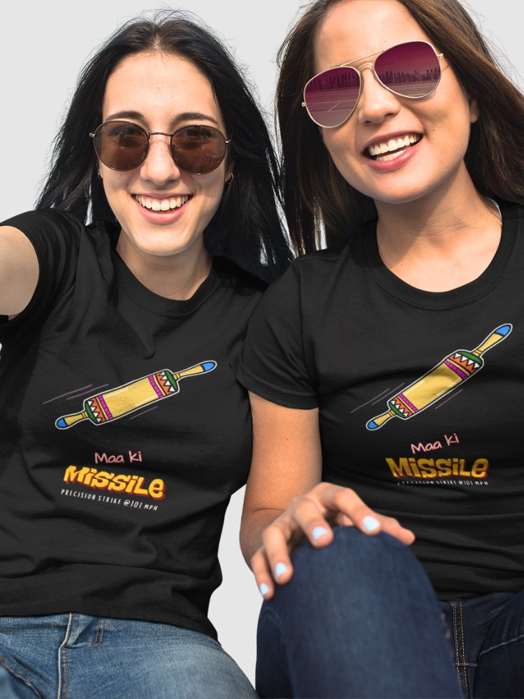 MAA KI MISSILE (Premium Soft Cotton Stretch T-Shirt)