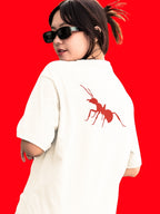 RED ANT (Unisex Oversized Terry T-Shirt)