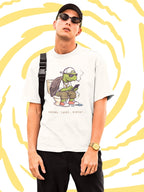 UNLOAD SWIPER (Unisex Oversized Terry T-Shirt)