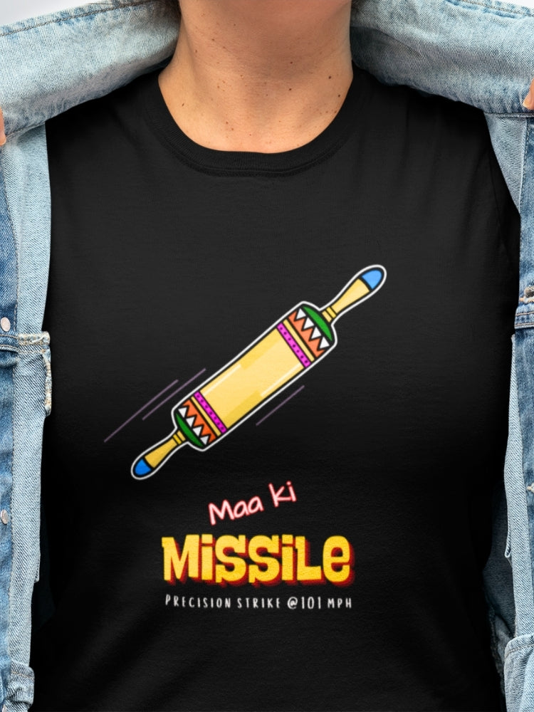 MAA KI MISSILE (Premium Soft Cotton Stretch T-Shirt)