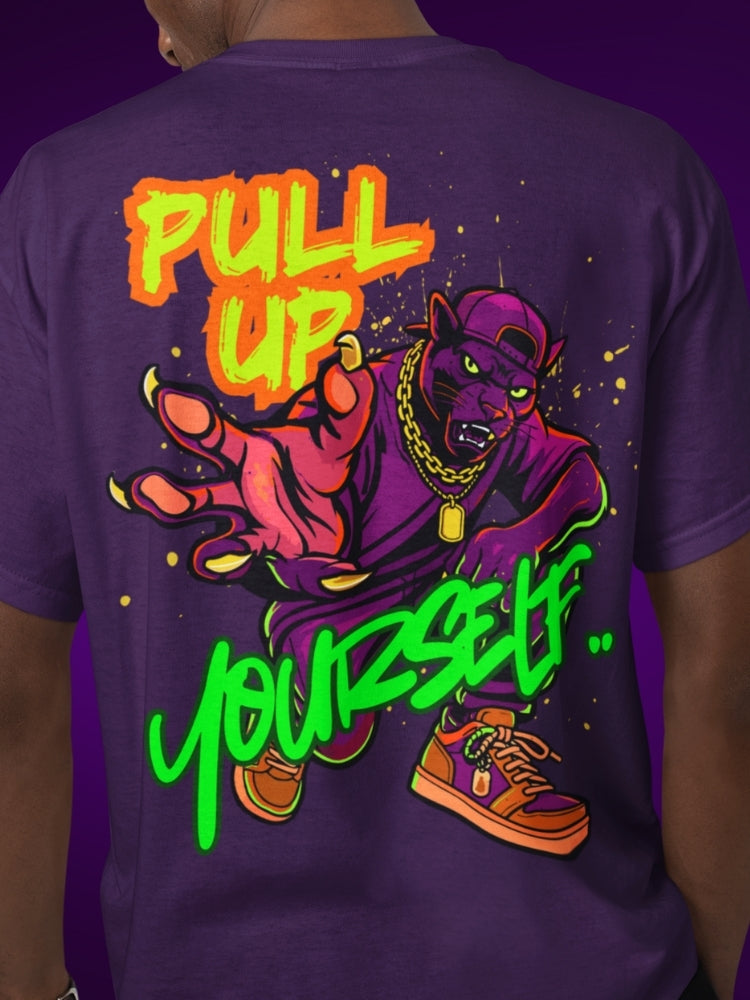 PULL UP YOURSELF (Unisex Oversized Heavyweight Tee)