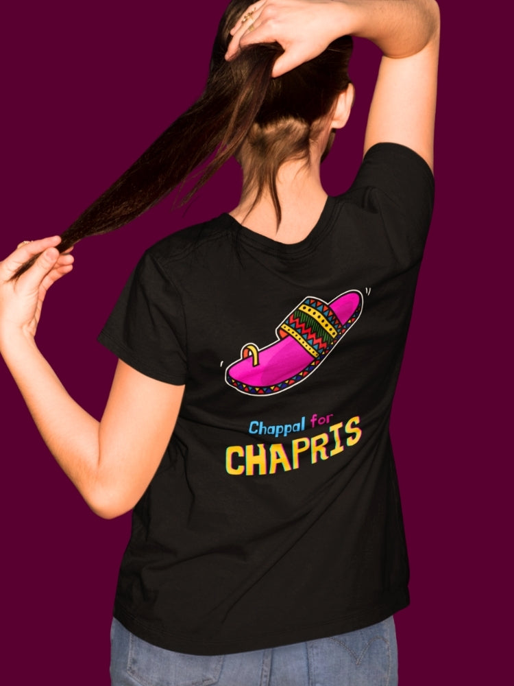 CHAPPAL FOR CHAPRIS (Unisex Comfort Fit Tee)