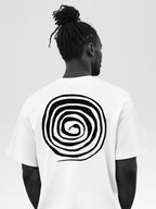 LOOPED BLK (Unisex Oversized Comfort fit Tee)