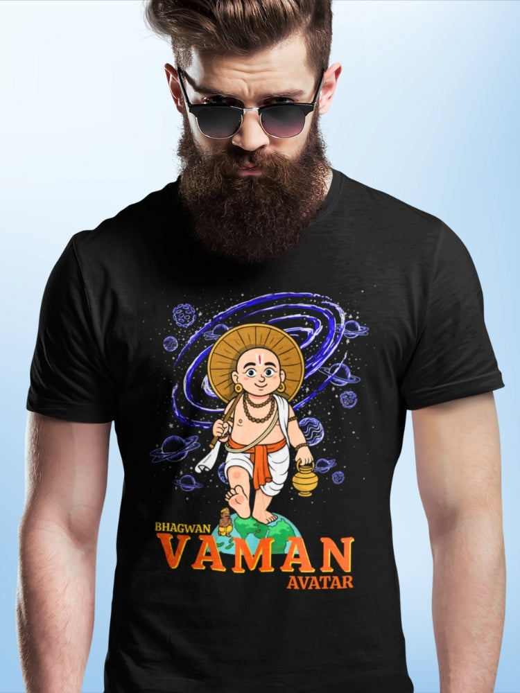 VAMAN AVATAR (Unisex Premium Soft Cotton Stretch T-Shirt)