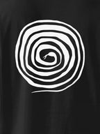 LOOPED WHT (Unisex Oversized Comfort fit Tee)