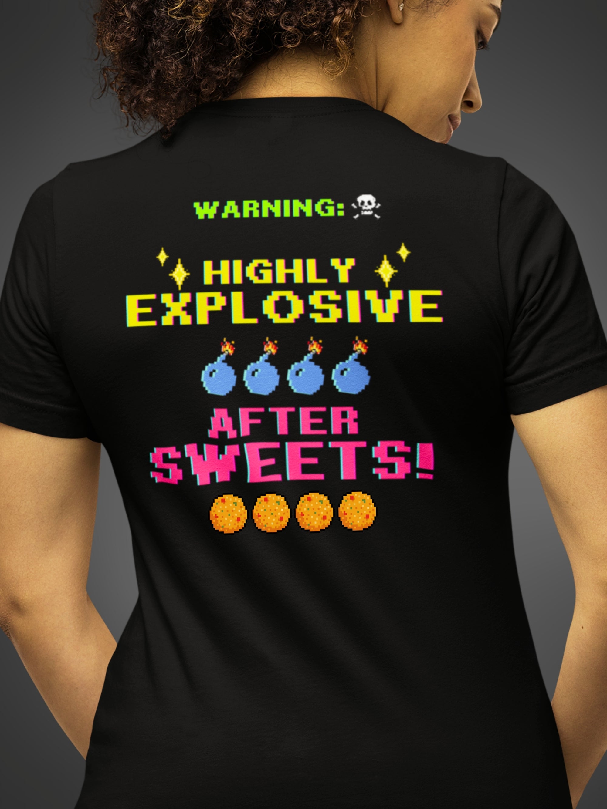HIGHLY EXPLOSIVE AFTER SWEETS (Unisex Premium Soft Cotton T-Shirt)