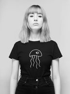 JELLY FISH WHT (Women's Premium Fit Tee)