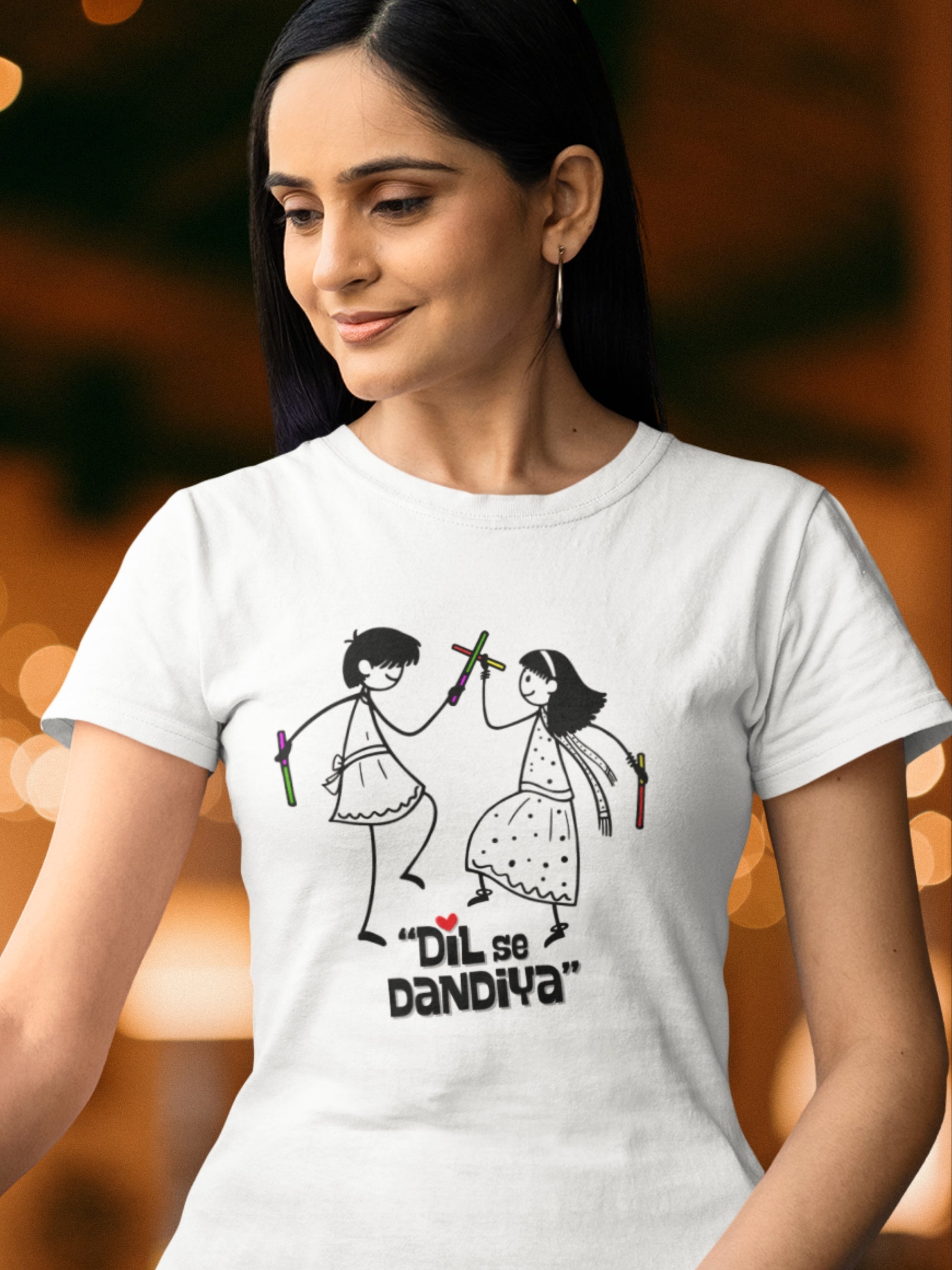 DIL SE DANDIYA (Unisex Premium Soft Cotton T-Shirt)