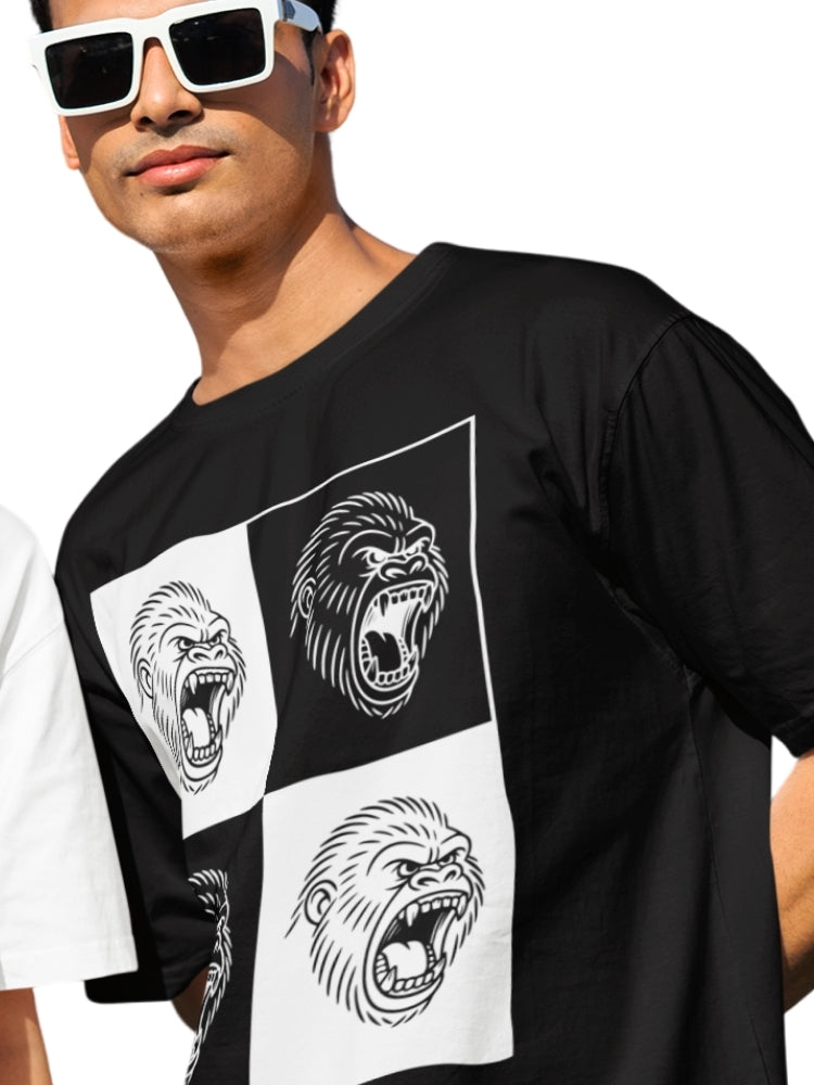 Gorilla Block WHT (Unisex Comfort Fit Tee)