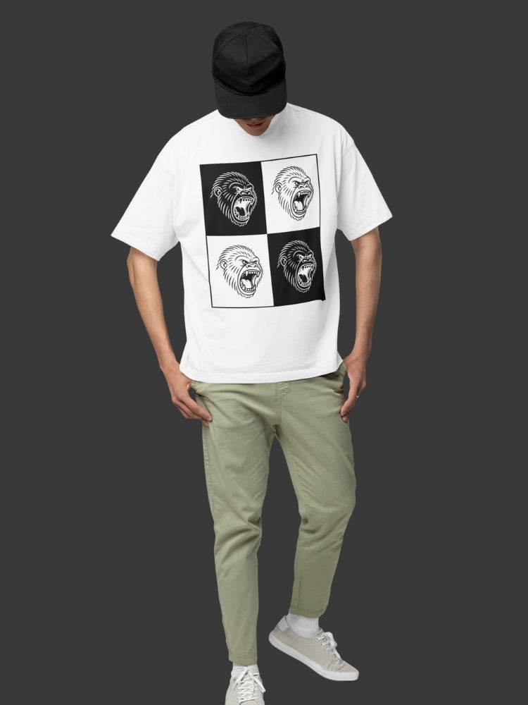 GORILLA BLOCK BLK (Unisex Comfort Fit Tee)