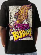 CRAZZY BUDDY (Unisex Oversized Heavyweight Tee)