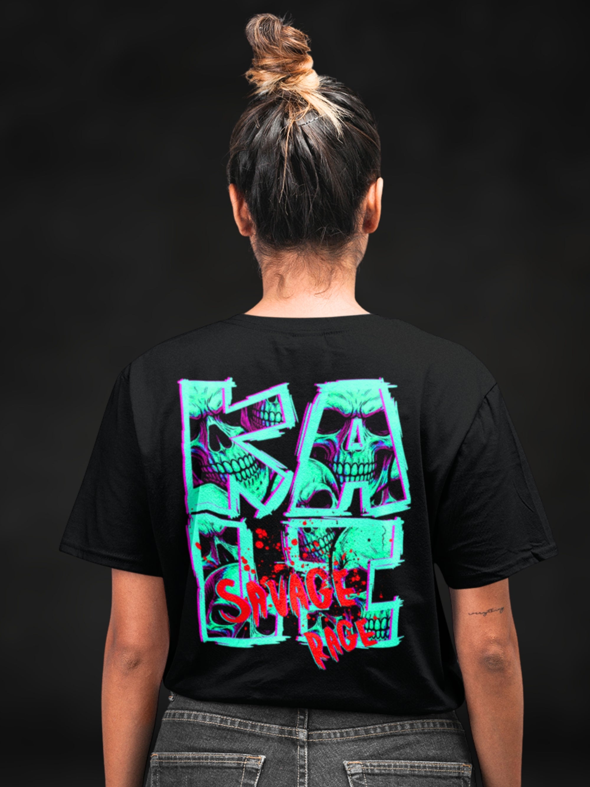 KAPALIKA- SAVAGE RAGE (Unisex Oversized Heavyweight Tee)