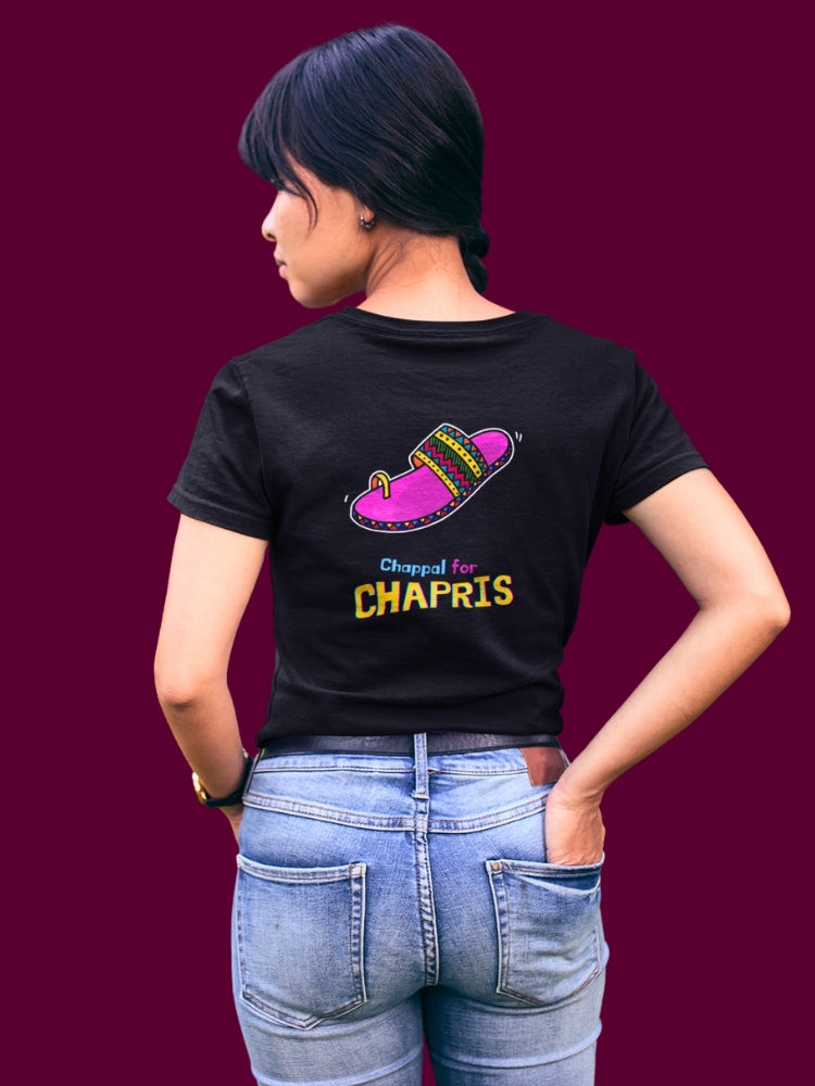 CHAPPAL FOR CHAPRIS (Unisex Comfort Fit Tee)