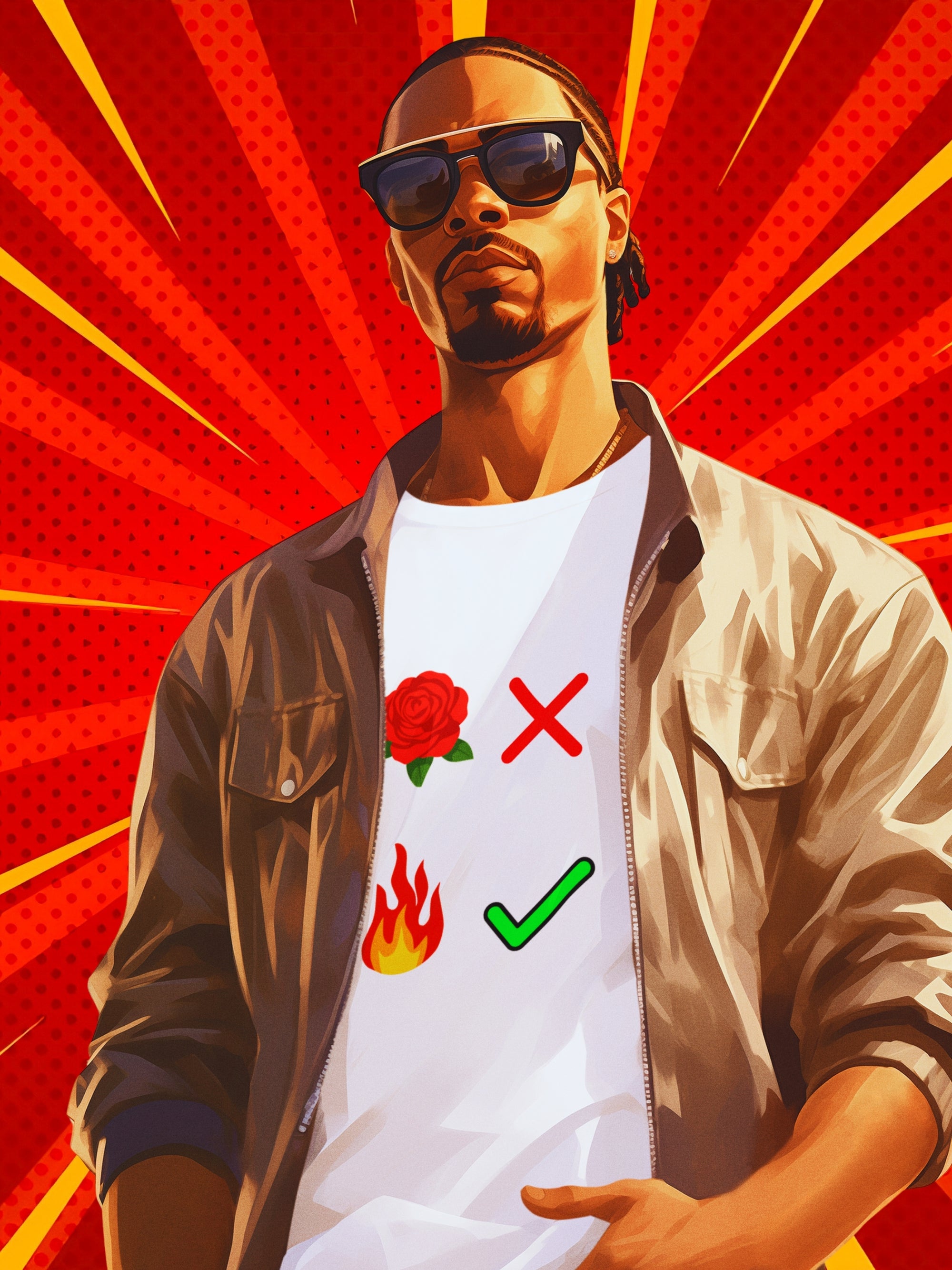 FLOWER NAHI FIRE (Unisex Comfort Fit Tee)