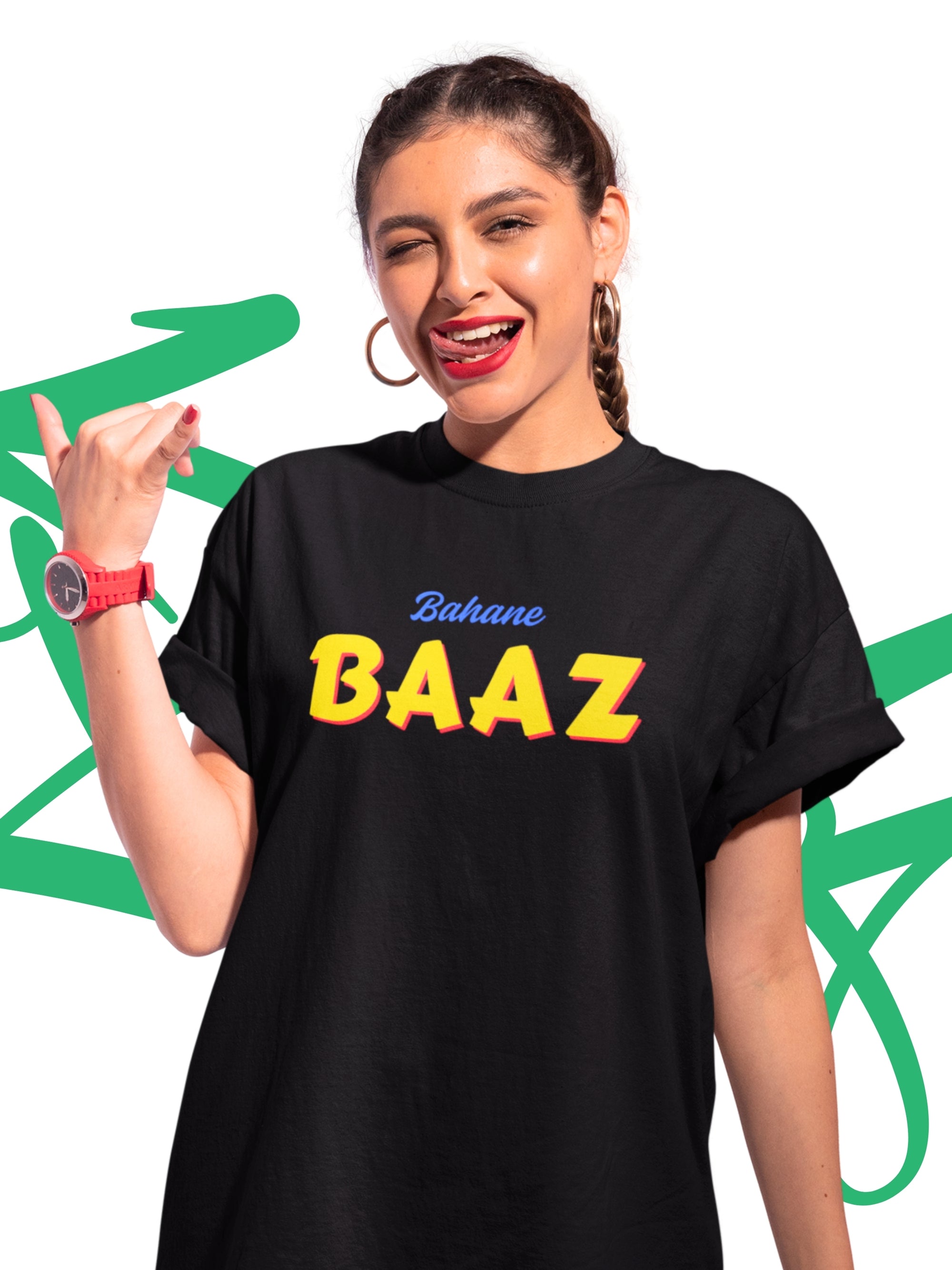 BAHANE BAAZ (Unisex Comfort Fit Tee)