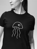 JELLY FISH WHT (Women's Premium Fit Tee)