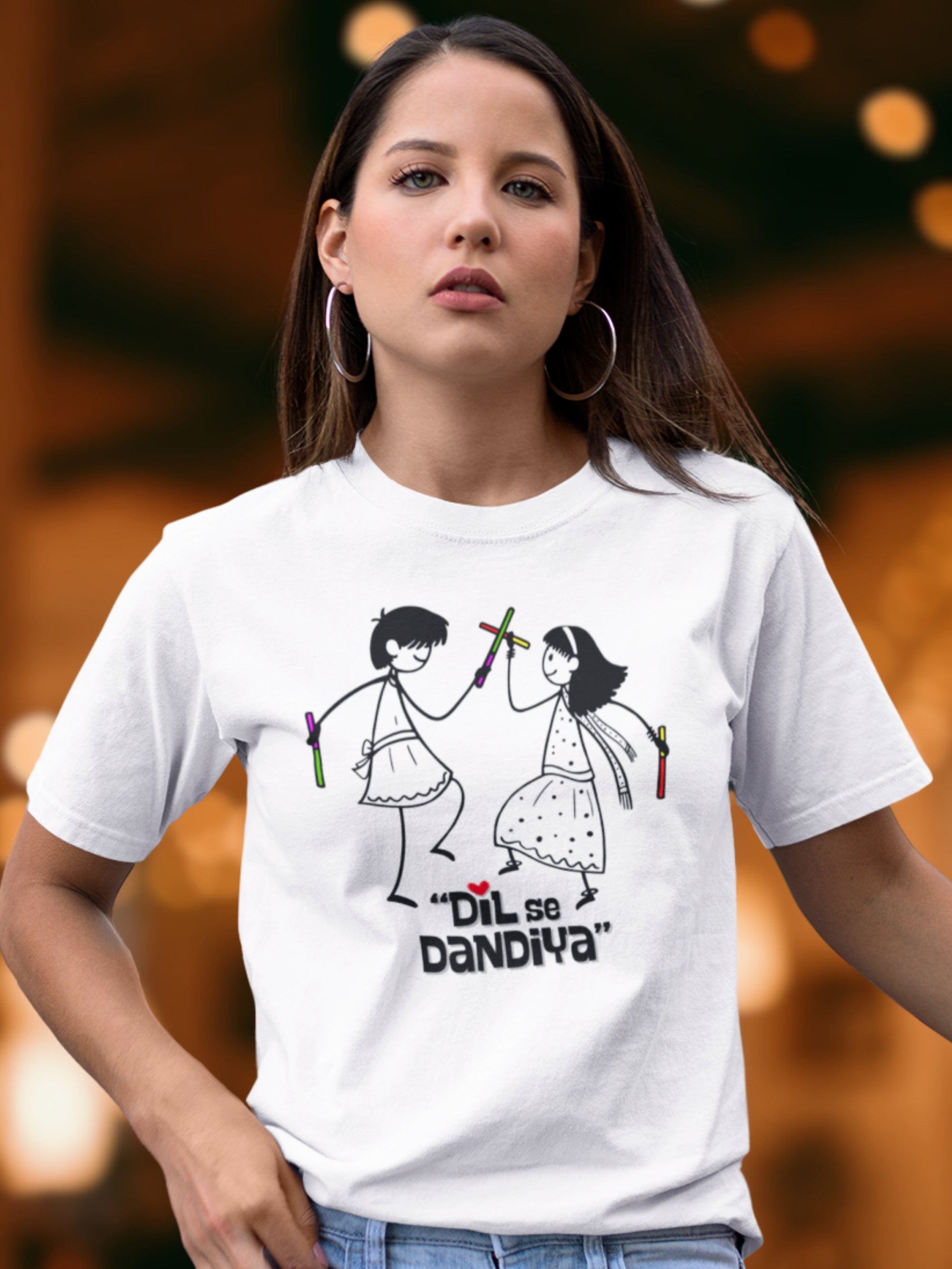 DIL SE DANDIYA (Unisex Premium Soft Cotton T-Shirt)