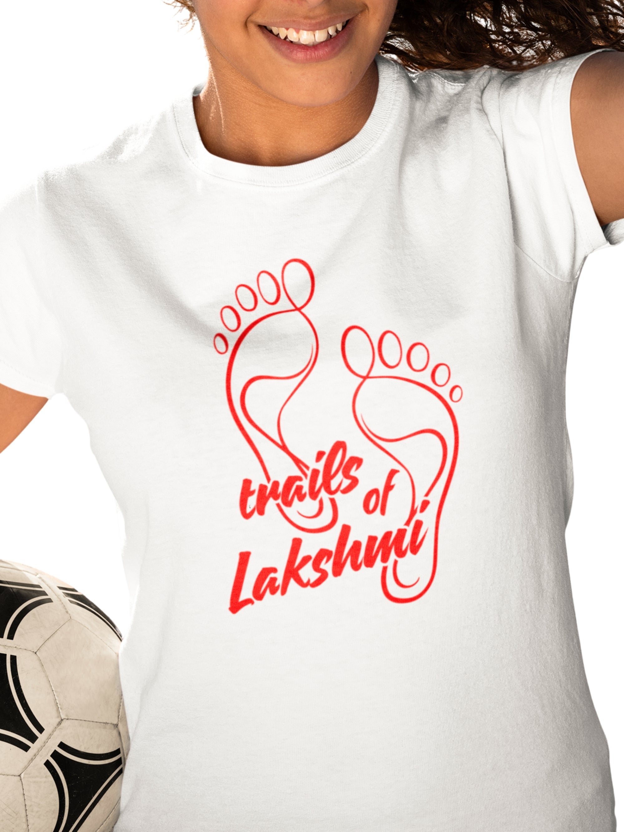 TRAILS OF LAKSHMI (Unisex Premium Soft Cotton T-Shirt)