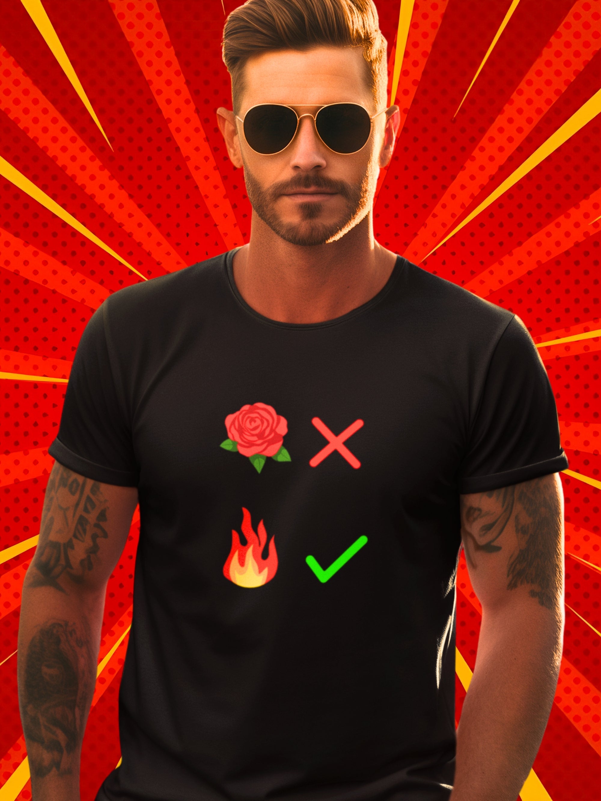 FLOWER NAHI FIRE (Unisex Comfort Fit Tee)