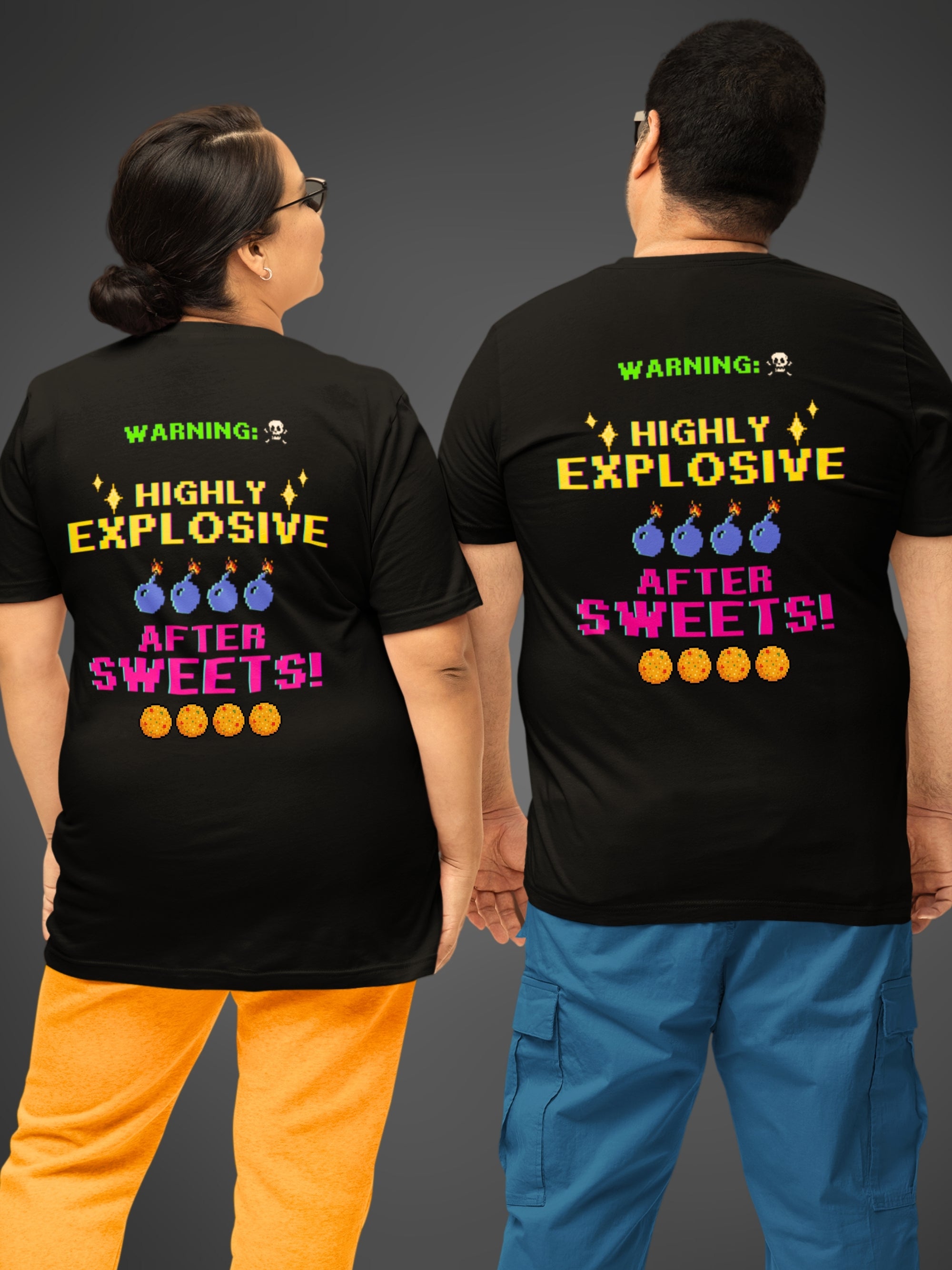HIGHLY EXPLOSIVE AFTER SWEETS (Unisex Premium Soft Cotton T-Shirt)