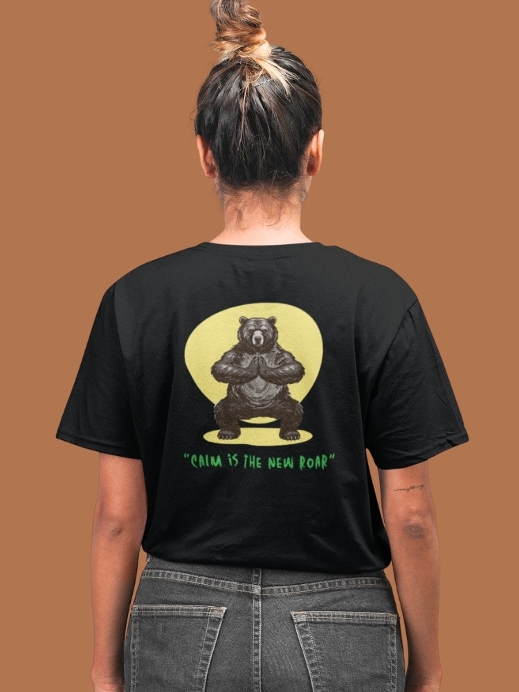 CALM BEAR (Unisex Oversized Terry T-Shirt)