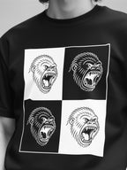 GORILLA BLOCK WHT (Unisex Premium Fit Tee)