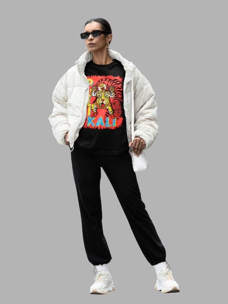 PULIKALI- Front Print (Unisex Premium Soft Cotton Stretch T-Shirt)