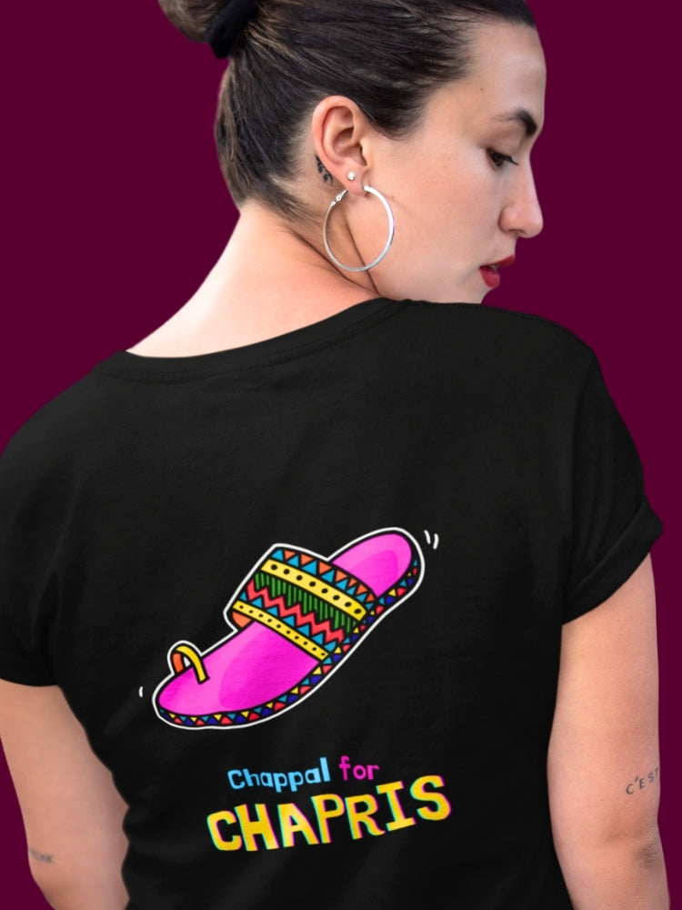 CHAPPAL FOR CHAPRIS (Unisex Comfort Fit Tee)