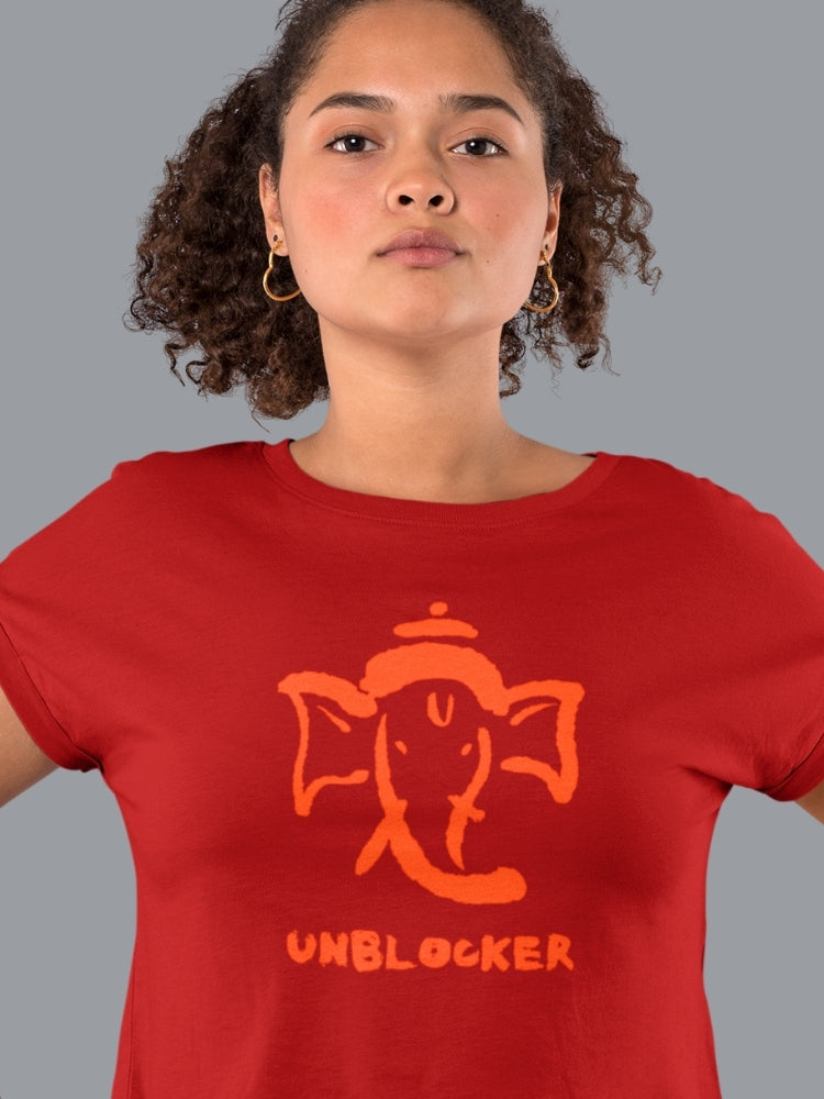 GANESH- THE UNBLOCKER LORD (Unisex Premium Soft Cotton Stretch T-Shirt)
