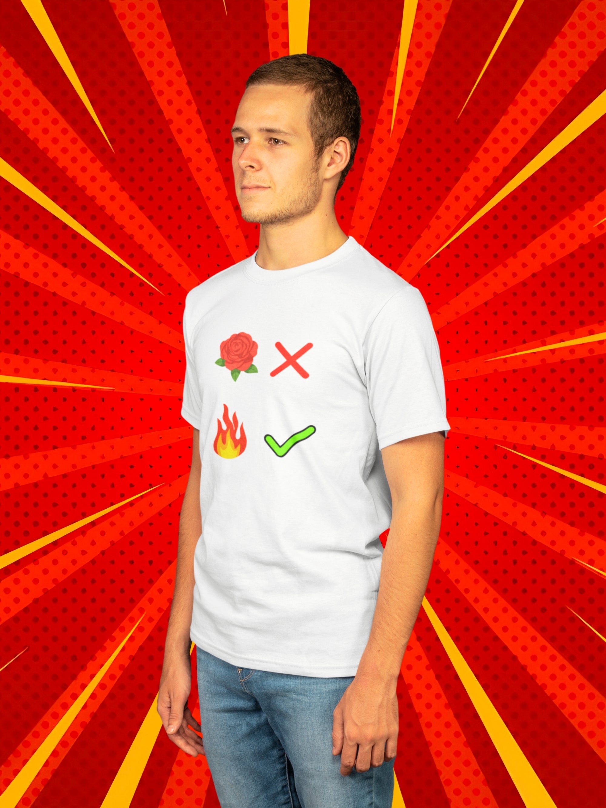 FLOWER NAHI FIRE (Unisex Comfort Fit Tee)