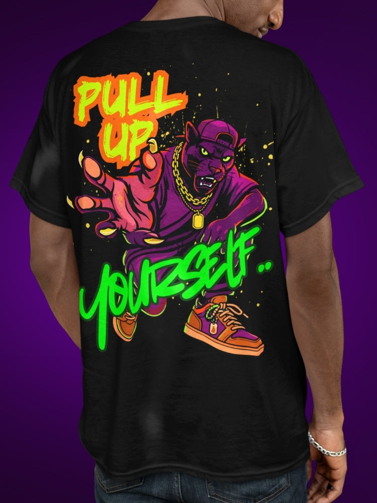 PULL UP YOURSELF (Unisex Oversized Heavyweight Tee)