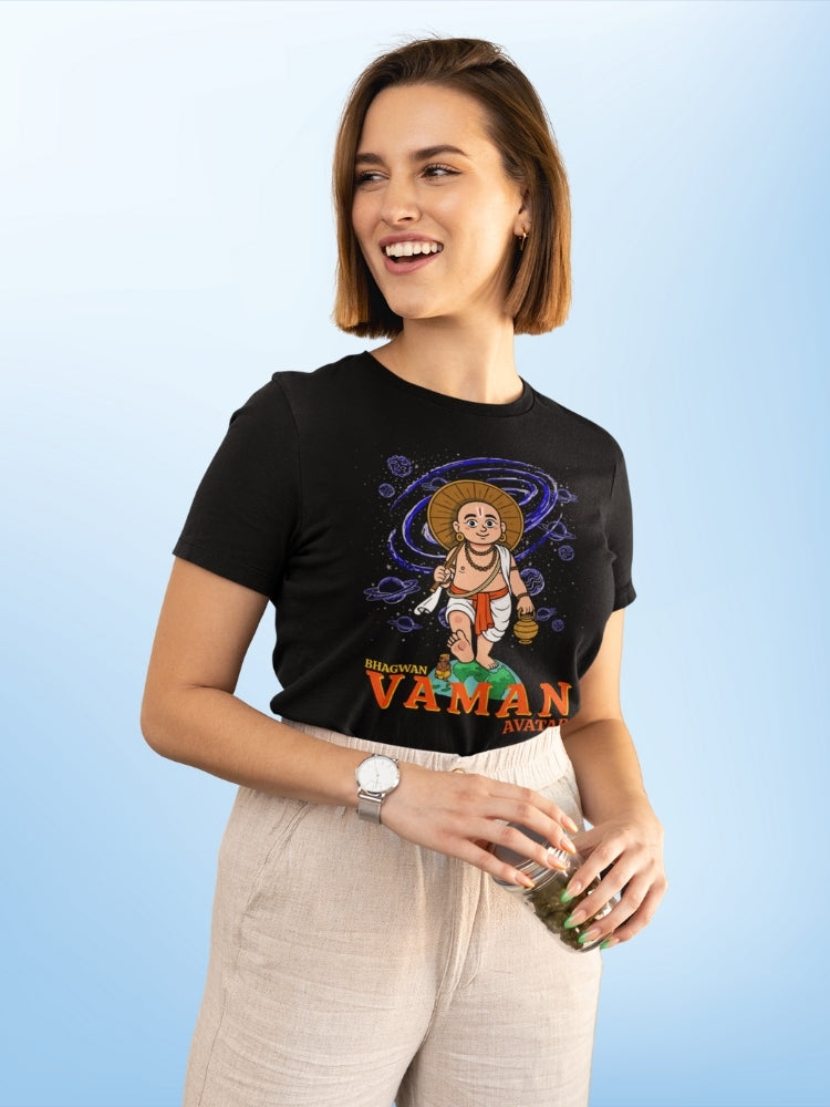 VAMAN AVATAR (Unisex Premium Soft Cotton Stretch T-Shirt)