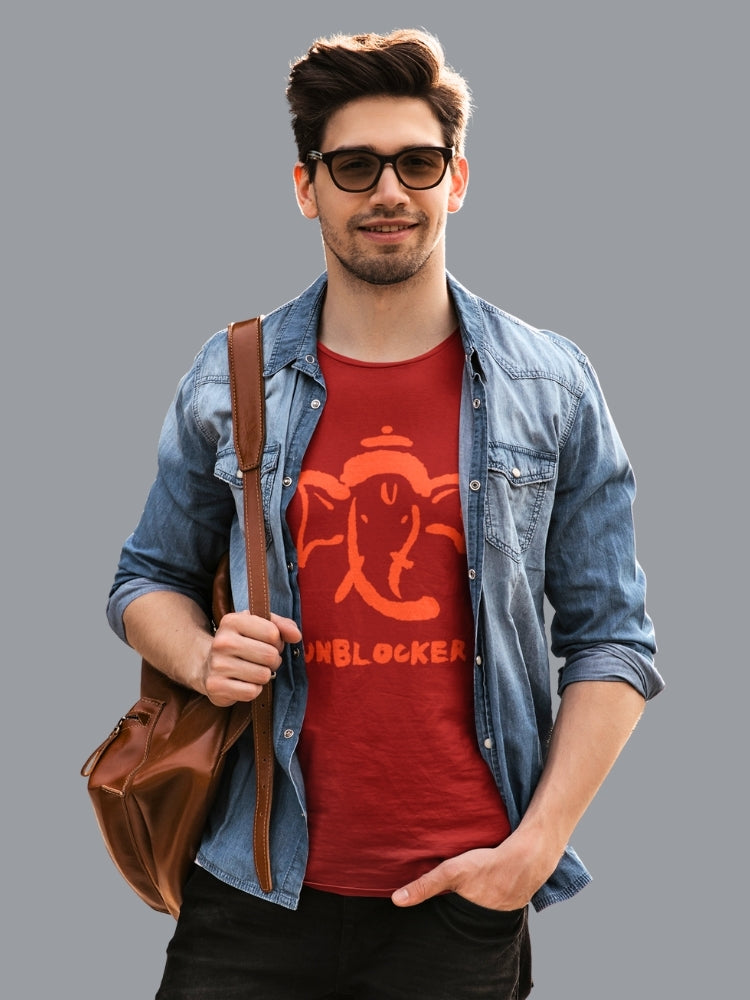 GANESH- THE UNBLOCKER LORD (Unisex Premium Soft Cotton Stretch T-Shirt)
