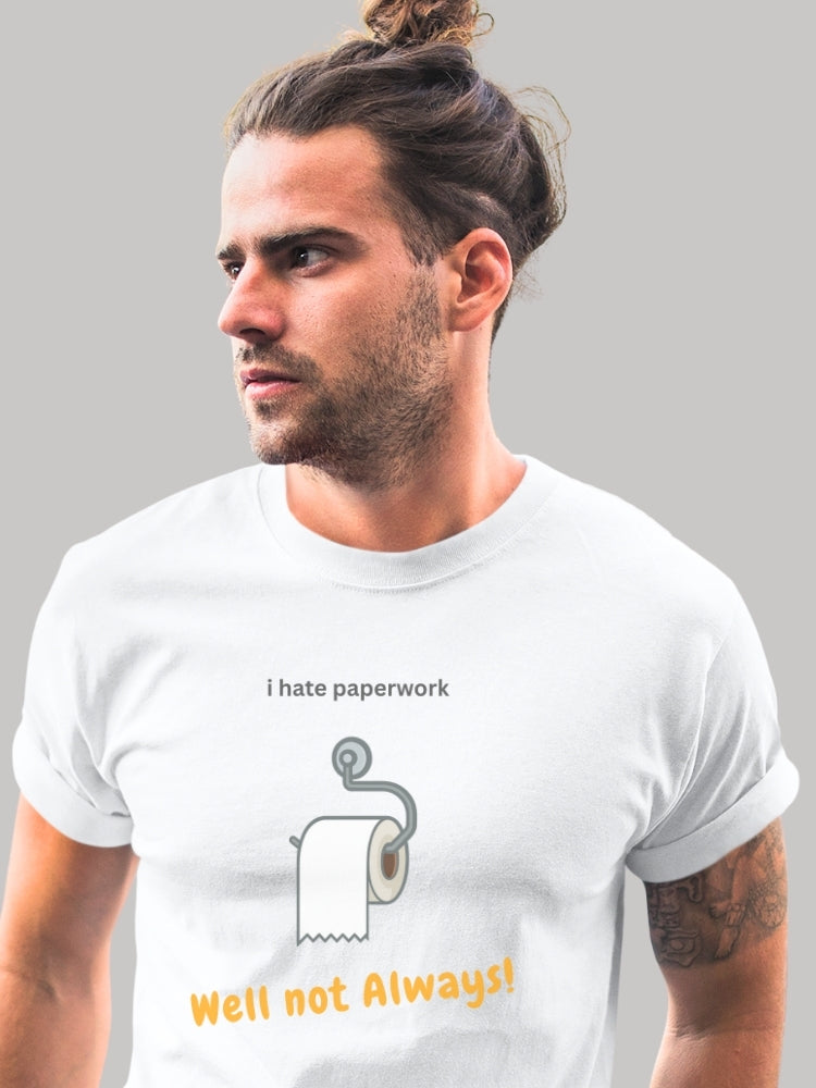 HATE PAPERWORK (Unisex Comfort Fit Tee)