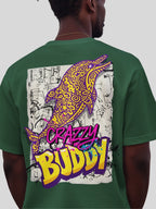CRAZZY BUDDY (Unisex Oversized Heavyweight Tee)