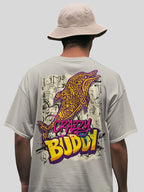 CRAZZY BUDDY (Unisex Oversized Heavyweight Tee)