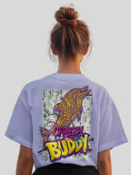 CRAZZY BUDDY (Unisex Oversized Heavyweight Tee)